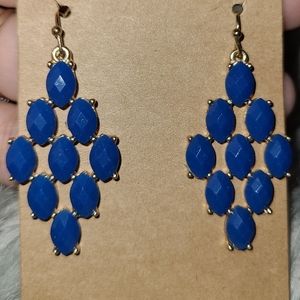 Vintage blue earrings